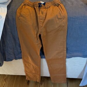 Boy’s Mini Boden Butter scotch Tan Pants size 10Y